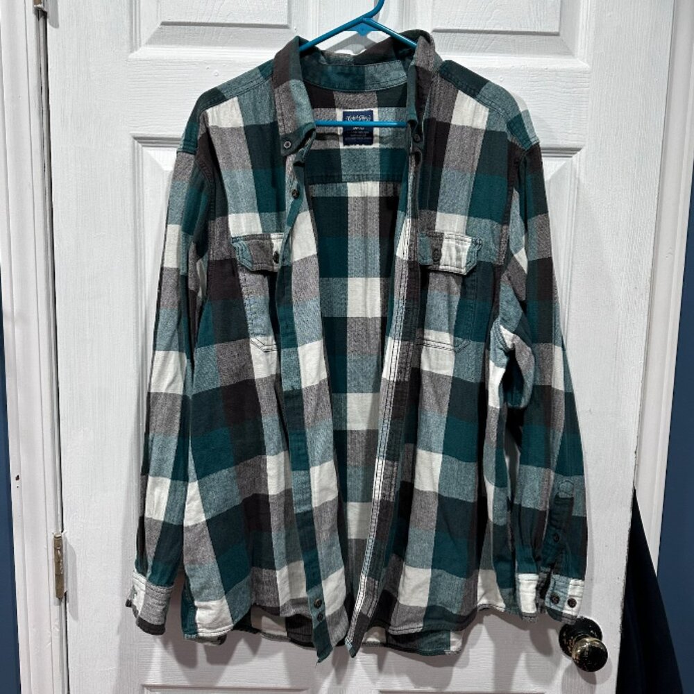 Faded Glory Flannel Button-Up